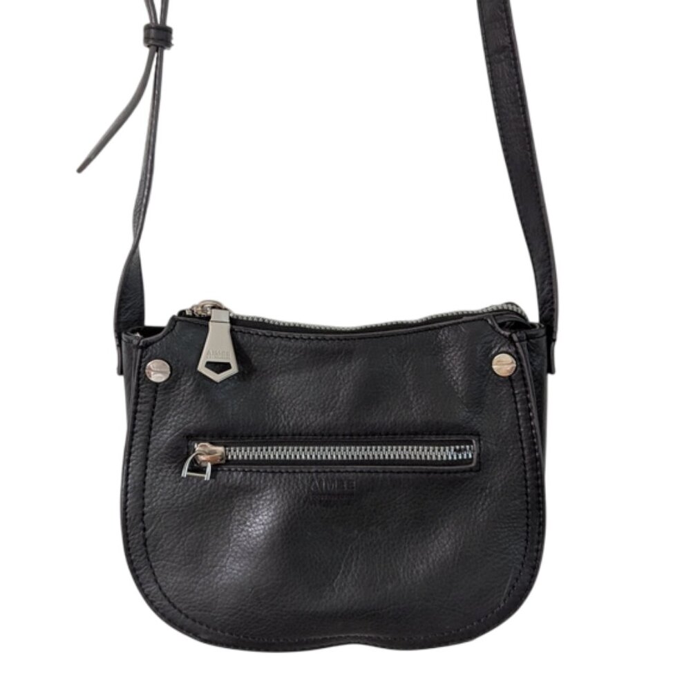 Aimee Kestenberg Black Leather Crossbody Bag